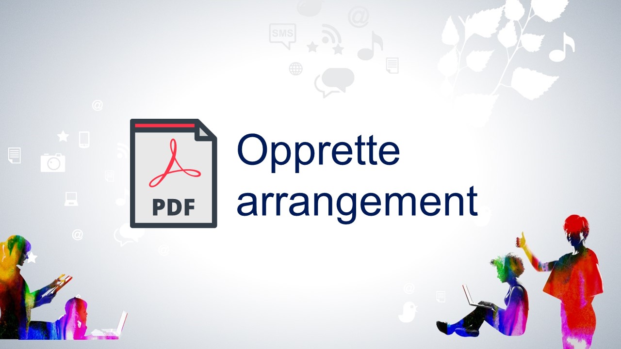 Endre arrangement - pdf-format