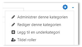 Meny på kommunekategori 