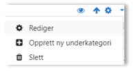 Skjermbilde av redigerings meny