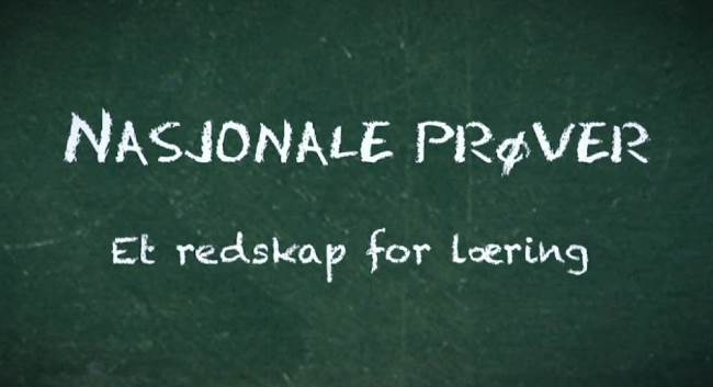 Nasjonale prøver, eksempelside