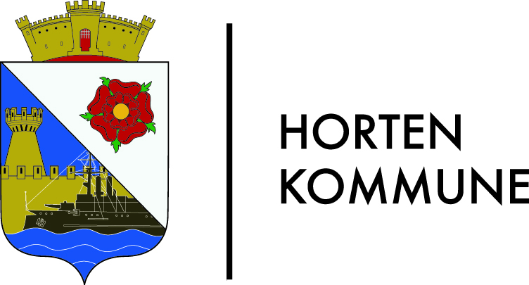 Kommunevåpen Horten kommune i primærfarger