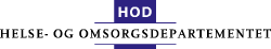 Helse- og omsorgsdepartementet - logo